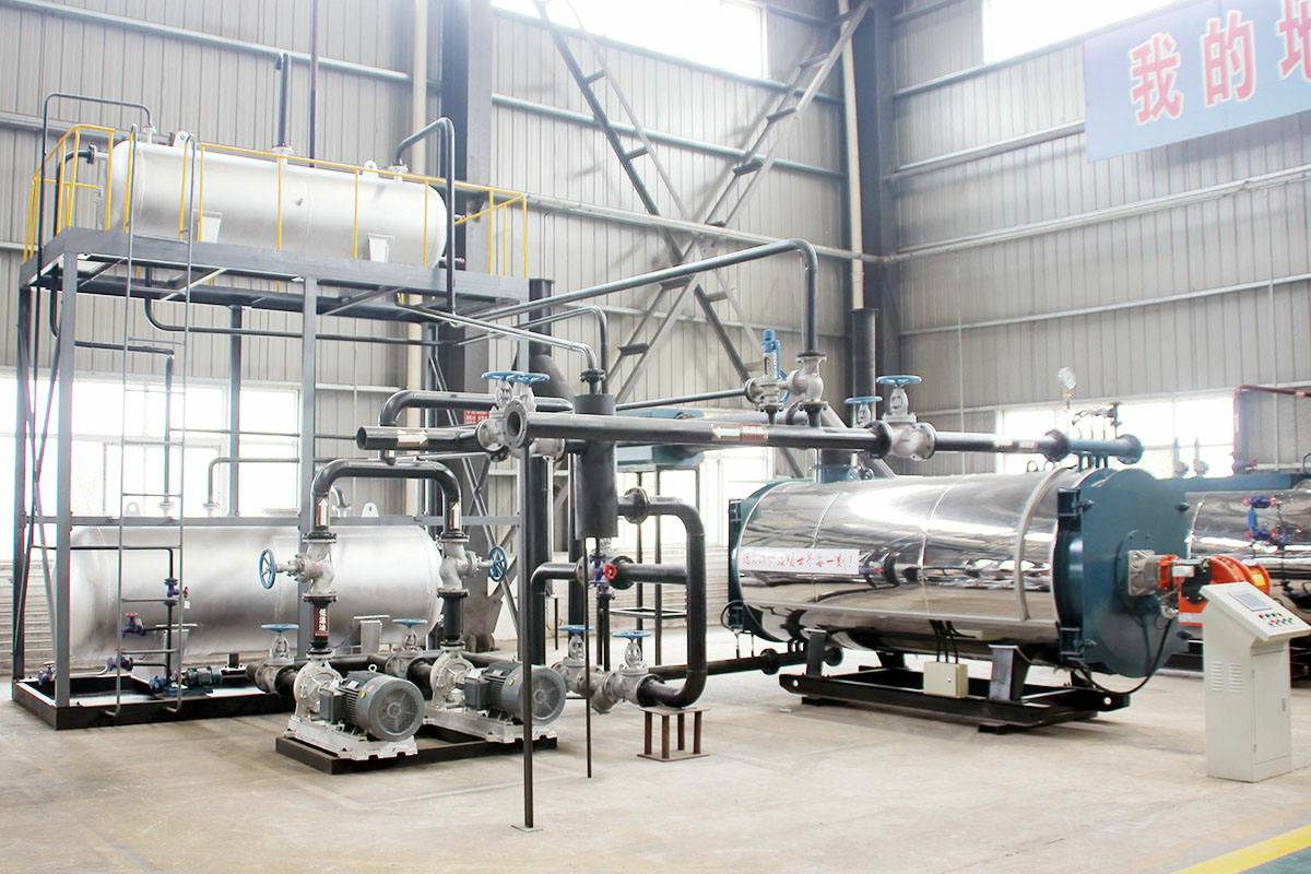 燃气导热油炉安装效果